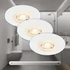 LED Einbauleuchten Dimmbar 3er Set IP44 5 W weiß Kunststoff Produktbild-Vorschau 9