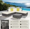 Rattan Lounge Paris mit Aluminiumgestell wetterfest Produktbild-Vorschau 2