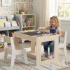 Set tavolo per bambini con 2 sedie, piano bifacciale Anteprima dell’immagine prodotto 4
