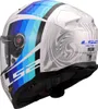 LS2 FF811 Vector II Freedom Helm, weiß/blau, L (59/60) Produktbild-Vorschau 3