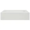 vidaXL Lavabo rectangulaire avec trou pour robinetterie Voir les images du produit 4