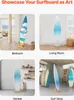 SucceBuy Supporto verticale in legno per tavole da surf Anteprima dell’immagine prodotto 6
