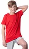 Mivaro Jungen Sportshirt kurzarm in Rot - atmungsaktives Produktbild-Vorschau 2
