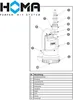 HOMA Überflutungspumpe Sensoflat C240 WF mit Schwimmer Produktbild-Vorschau 5