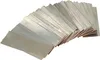 A fan of thin, rectangular metal strips arranged in a fanned-out pattern against a white background. Produktbild-Vorschau