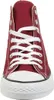 A front view of a maroon Converse Chuck Taylor All Star high-top sneaker. Produktbild-Vorschau