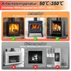 ISOISL Kaminofen Ventilator 6 Flügeln Kaminventilator, ohne Produktbild-Vorschau 9