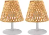 Set Mit 2 Kabellosen Tischlampen IBIZA h26cm Produktbild-Vorschau 1