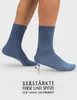 6x Socken Uni für Diabetiker und ohne Gummibund Blau Gr. Produktbild-Vorschau 2