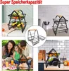 UISEBRT Obstkorb 2 Stöckig Obst Etagere Obstschale Metall Produktbild-Vorschau 15
