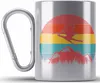 Trendation - Ski Edelstahl Tasse Karabiner Geschenk Grafik Produktbild-Vorschau 1