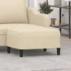 vidaXL Tabouret de pied Crème 70x55x41 cm Tissu Voir les images du produit 2