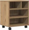 vidaXL Stojan na tiskárnu Artisan dub 41 x 32 x 48 cm Náhled obrázku produktu 1