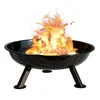 Feuerschale aus schwarzem Stahl, Durchmesser 57 cm Produktbild-Vorschau 2