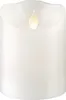 Star Trading LED-Kerze Twinkel Wachs 7,5x7,5x10cm weiß, Produktbild-Vorschau 1