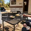 Campingtisch Klapptisch im Koffer 90*60cm höhenverstellbar Produktbild-Vorschau 11