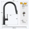 Wasserhahn Küche Ausziehbar Vasen-Design, 2 Strahlarten Produktbild-Vorschau 4