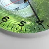 Wanduhr - Rund - Glasuhr - Computergrafik Abstraktion Produktbild-Vorschau 5