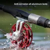 Angelrolle Eisfischen Fliegenrolle Spinning 65 mm Aluminium Produktbild-Vorschau 5