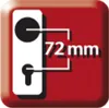 ABUS Tür-Schutzbeschlag KLS114 F9, Edelstahl, 31704 Produktbild-Vorschau 4
