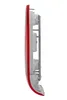 Side view of a red and white car taillight assembly against a white background. Anteprima dell’immagine prodotto