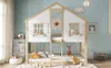 Etagenbett 90x200 cm Kinderbett Hausbett aus Produktbild-Vorschau 8