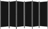 A black folding room divider. Podgląd zdjęcia produktu