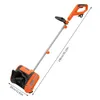 A product shot of an electric snow blower on a white background with dimensions indicated. Podgląd zdjęcia produktu