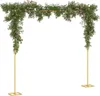 vidaXL Hochzeitsbogen Gold 338 x 35 x 300 cm Stahl Produktbild-Vorschau 3