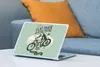 MuchoWow® Laptop Aufkleber Sticker Cover Motorrad - Retro - Produktbild-Vorschau 4