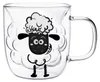 Thermobecher mit Griff für Kaffee Milch 330ml Schaf Produktbild-Vorschau 1