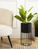 HowHomely Modern Pflanzenständer mit Topf, Blumenhocker aus Produktbild-Vorschau 7
