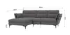 Ecksofa Egon mit Schlaffunktion und Bettkasten aus Grau Produktbild-Vorschau 6
