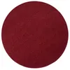 Hochflor Velours Teppich Mona Weinrot Rund, Größe:133 cm Produktbild-Vorschau 6