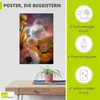 ARTland Poster Löwenzahn und Schmetterling Größe: 80x120 cm Produktbild-Vorschau 2