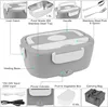 Elektrische Lunchbox, 75W 1,5l Tragbarer Warmhaltebehälter, Produktbild-Vorschau 2