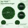 COSTWAY 2er zimostrázová koule 52 cm, zimostrázová koule Náhled obrázku produktu 3