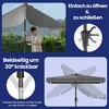 Sonnenschirm 200 x 150 cm, rechteck, Balkonschirm Produktbild-Vorschau 4