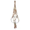 Blumenampel mit Blumentopf aus Glas 55cm Produktbild-Vorschau 1