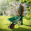 Taczka ECD Germany, pojemność 100 litrów, zielona miska z Podgląd zdjęcia produktu 7
