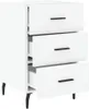 vidaXL Nočný stolík biely 40x40x66 cm Materiál drevo Náhľad obrázku produktu 7