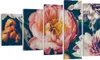 Bild auf Leinwand - Leinwandbild - 5 Teile - Blumen Produktbild-Vorschau 1