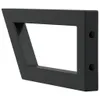 vidaXL Staffe per lavabo 2 pz. acciaio nero trapezoidale Anteprima dell’immagine prodotto 7