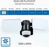 LED Außenwandleuchte mit Bewegungsmelder Schwarz Produktbild-Vorschau 9