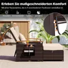 Zestaw mebli ogrodowych COSTWAY 3 w 1 z polirattanu, Podgląd zdjęcia produktu 5