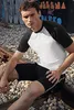 Fruit Of The Loom Herren Baseball T-Shirt, kurzärmlig BC327 Produktbild-Vorschau 3