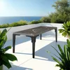 tectake® Rattan Tisch Foggia 196 x 87 x 76 cm Produktbild-Vorschau 9