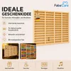 FabaHome MC Regal für 60 Kassetten, Holz Holz Natur Produktbild-Vorschau 3