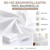 Bettbezug Set Baumwollsatin, 135 x 200 cm + Kissenbezug 80 Produktbild-Vorschau 3