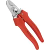 A pair of red-handled wire cutters on a white background. Produktbild-Vorschau